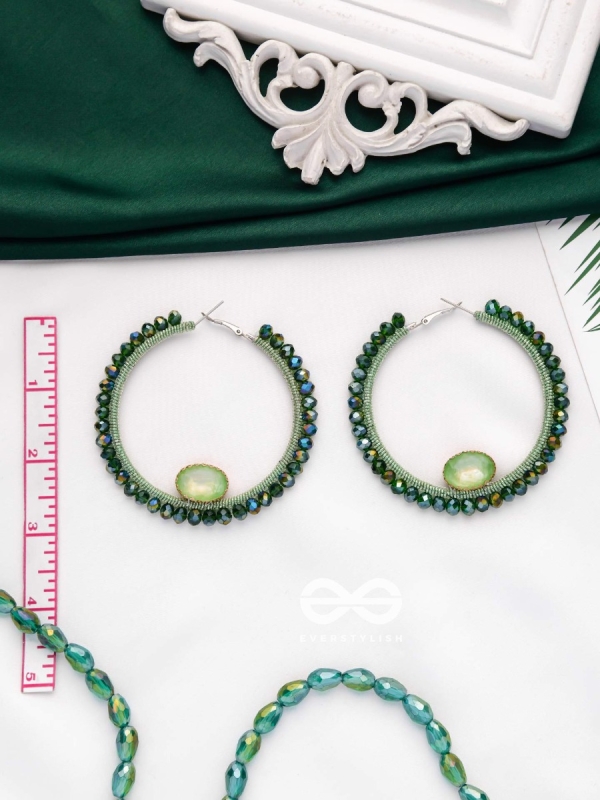 THE ENCHANTED CIRCLETS - STATEMENT HOOP EARRINGS