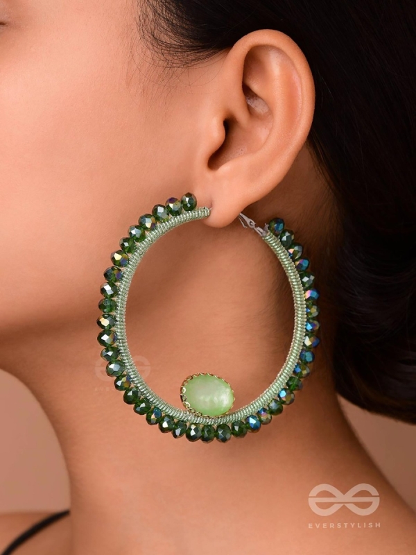 THE ENCHANTED CIRCLETS - STATEMENT HOOP EARRINGS