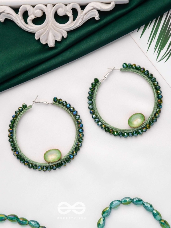 THE ENCHANTED CIRCLETS - STATEMENT HOOP EARRINGS