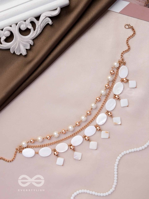 Layers Of Magic - Elegant Multilayered Neckpiece With Anti-Tarnish Coating 