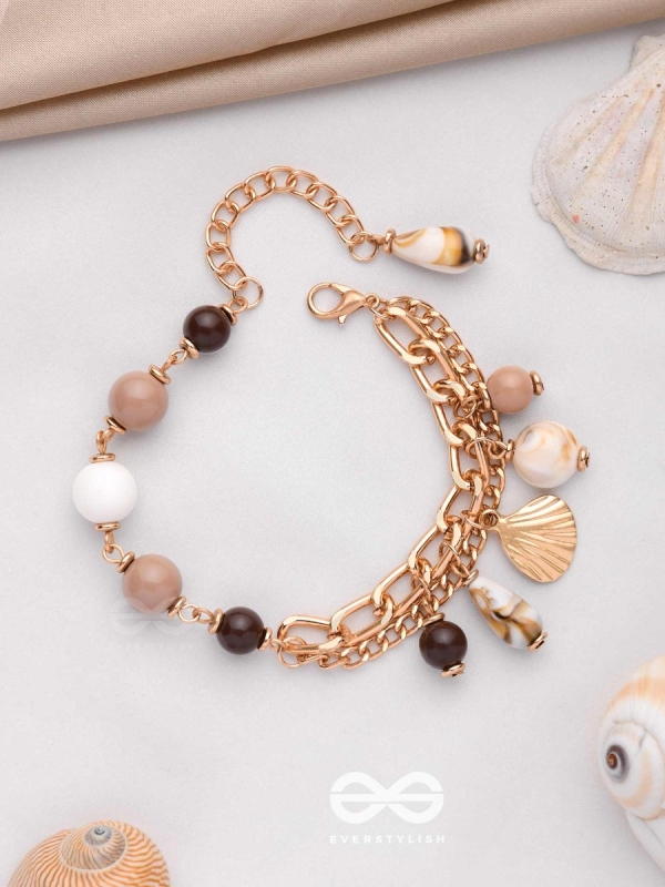 COFFEE BY BEACHSIDE - STATEMENT LAYERED BRACELET