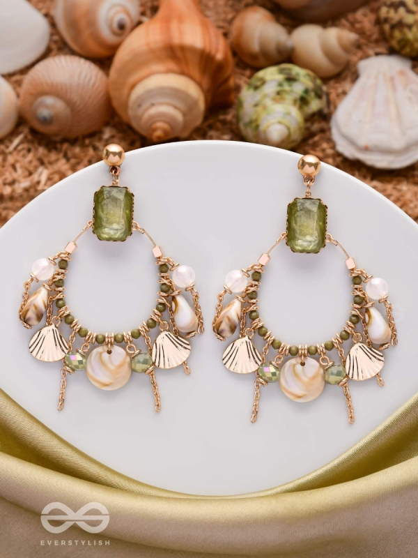 THE TROPICAL COASTLINE - STATEMENT DROP EARRINGS