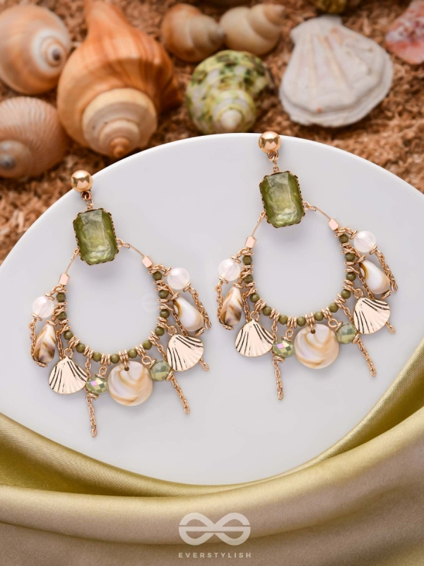 THE TROPICAL COASTLINE - STATEMENT DROP EARRINGS