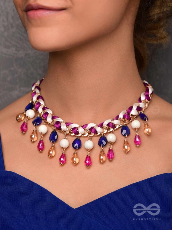 SUGAR & SPICE - MULTICOLOR STATEMENT NECKPIECE