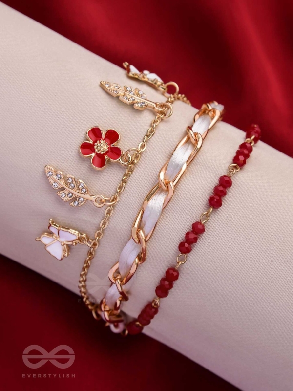 THE SCARLET'S GARDEN - STATEMENT MULTILAYERED BRACELET