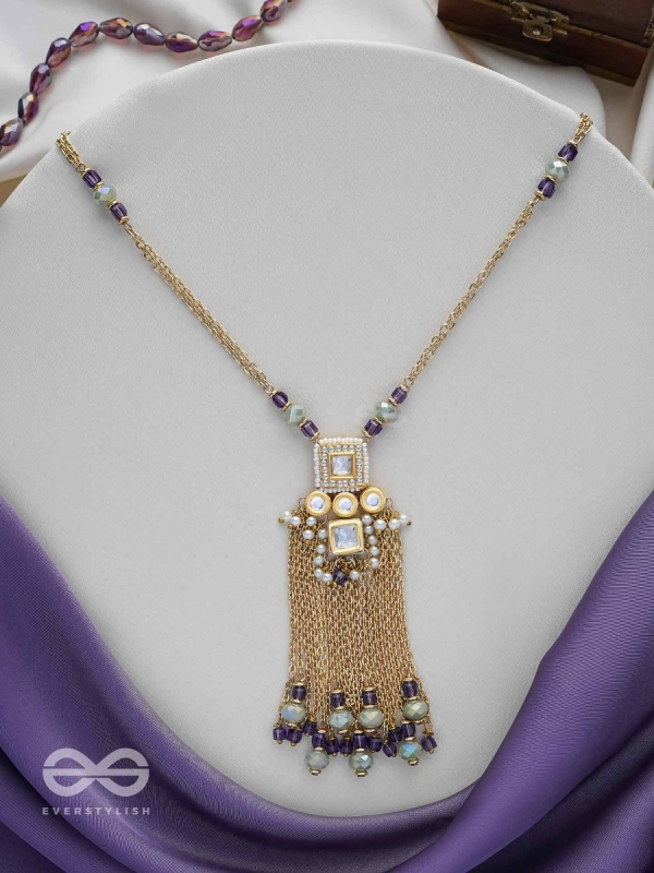Vyushti - The First Gleam - Beads, Polki And Kundan Finished Neckpiece With Anti-Tarnish Coating 