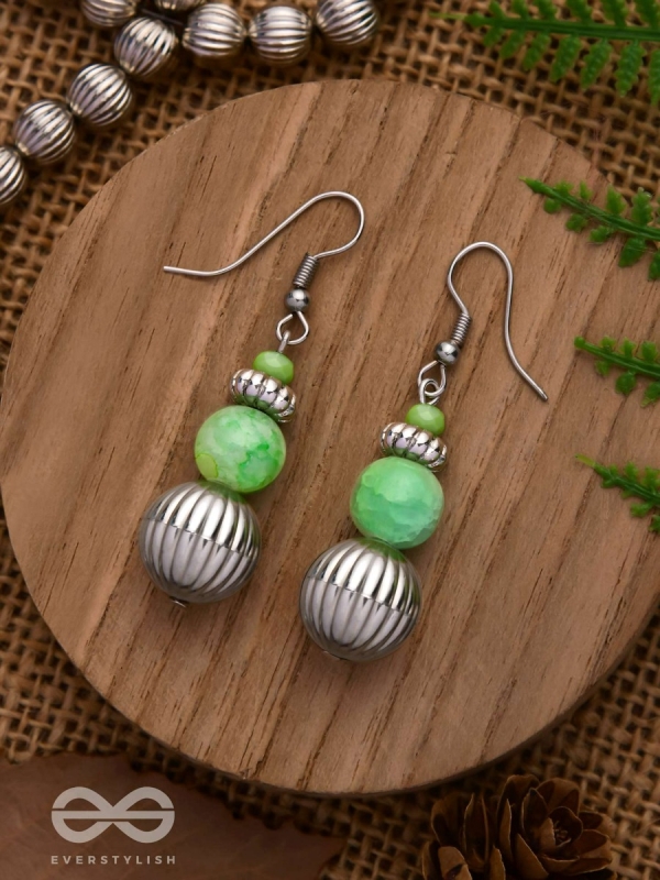 SKY DELIGHT DROPS - CLASSY SILVER EARRINGS