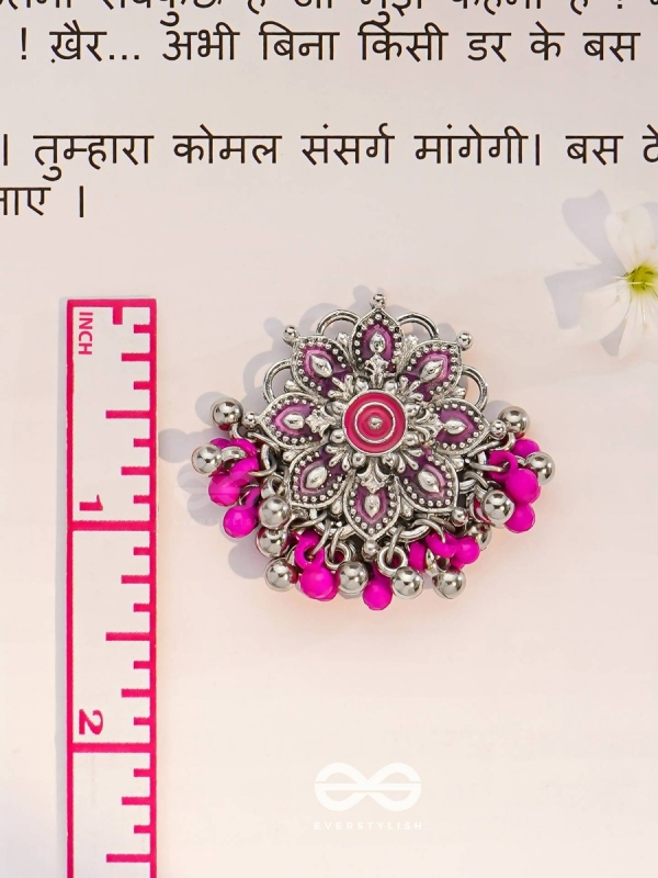 The Blooming Beauties - Enamelled Oxidised Earrings