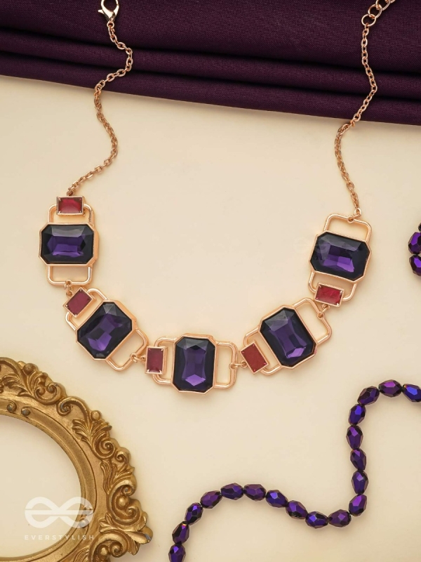 The Crystal Matrix - Statement Embellished Neckpiece