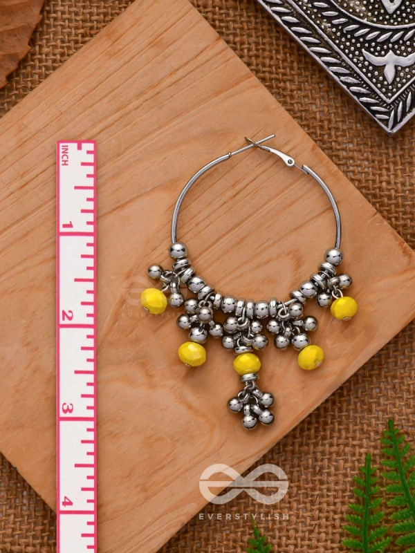 The Marigold Baubles- Silver Hoop Earrings