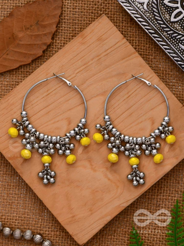 The Marigold Baubles- Silver Hoop Earrings