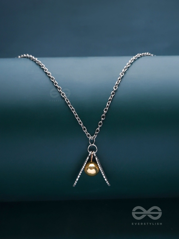 Resting Quidditch - Statement Silver Pendant