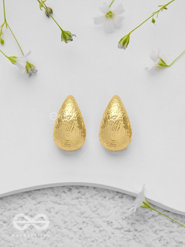 Gilded Illumination - Golden Earrings