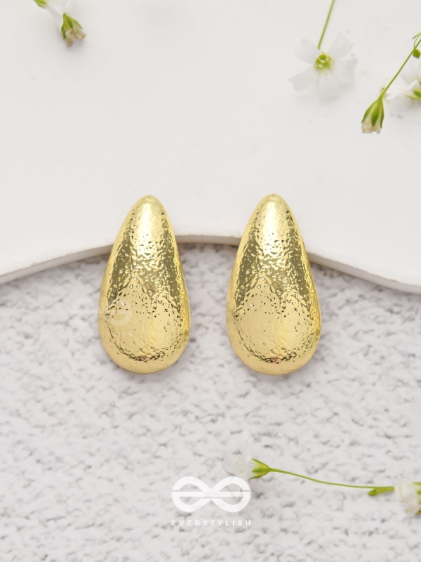 Droplet Delights - Golden Earrings