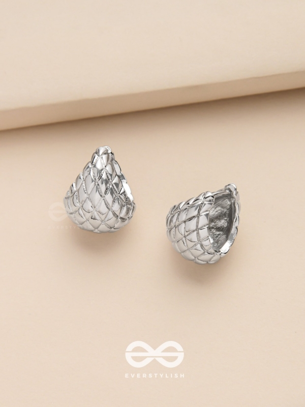 Moonlit Scales - Silver Earrings