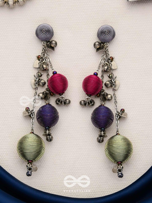 The Bouncy Baubles - Oxidised Earrings