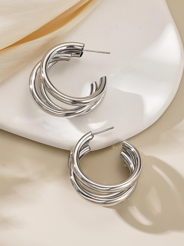 The Elegant Statement Makers - Silver Stud Earrings