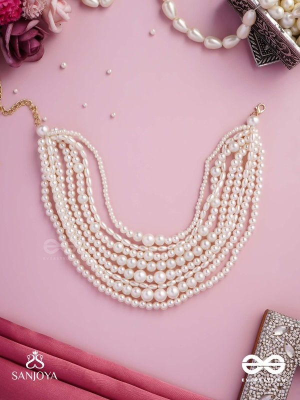 RATRIRATNA – ALIA BHATT INSPIRED NECKPIECE WITH  PEARLS, SYMBOLIZING PURITY AND ELEGANCE