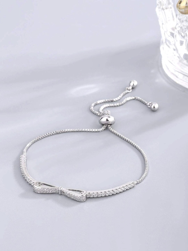 SILVER WHIMSY- Chic Adjustable Bracelet