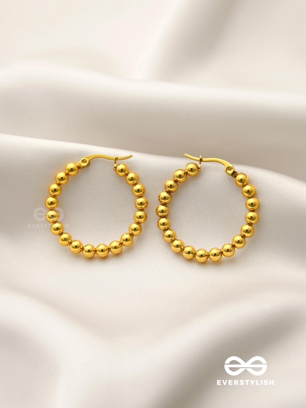 AURELIA HOOPS – CLASSIC STAINLESS STEEL HOOP EARRINGS