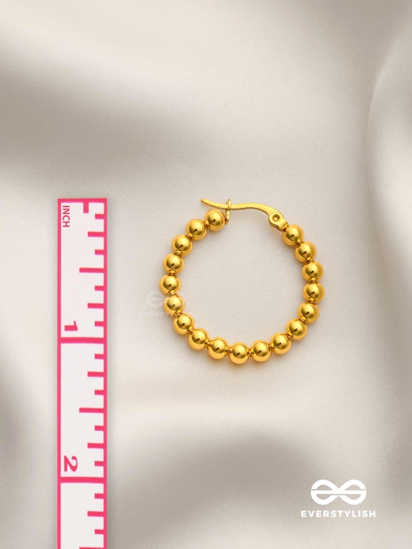 AURELIA HOOPS – CLASSIC STAINLESS STEEL HOOP EARRINGS