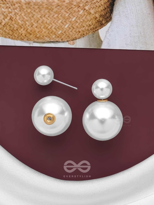 Simplicity is Endearing, Precious Pearl earrings