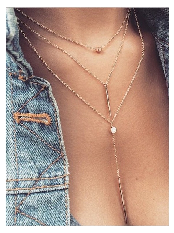 The Style Slayer Multilayered Golden Necklace