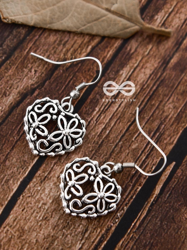 The Intricate Hearts - Tiny Trinket Earrings