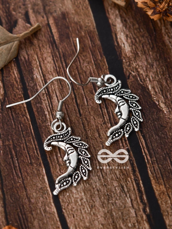 The Sleepy Moon - Tiny Trinket Earrings