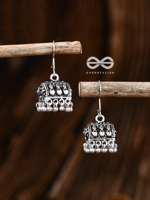 The Cute Little Dome Jhumkis- Tiny Trinket Earrings