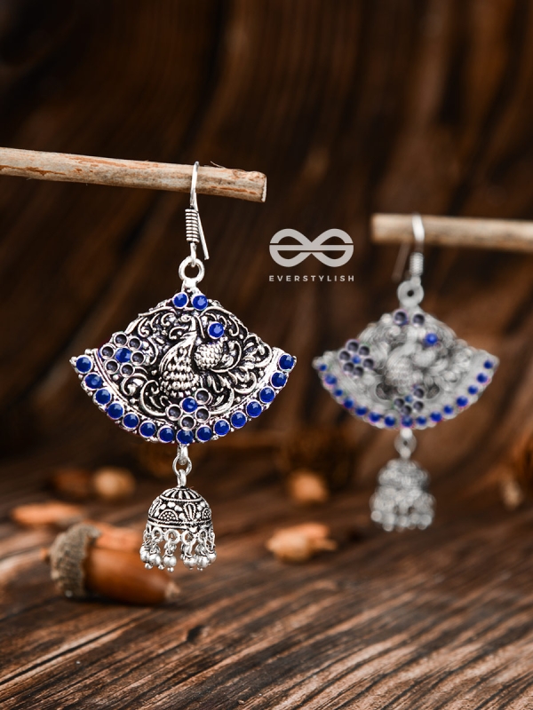 A Vintage Artwork (Blue) - The Embellished Oxidised Collection