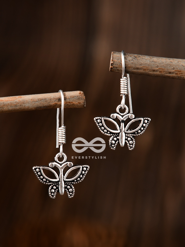 The Hanging Butterflies - Tiny Trinket Earrings