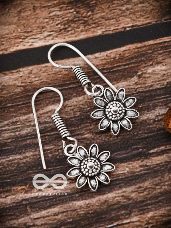 The Cute Floral Danglers - Tiny Trinket Earrings