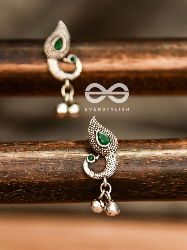 The Vintage Peacocks (Emerald Green) - The Melodious Ghungoo Collection