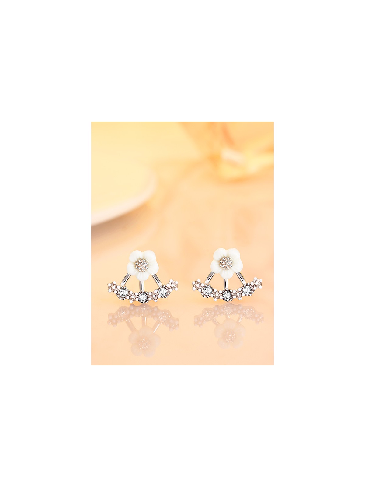 Enamored Anchor CZ Earrings