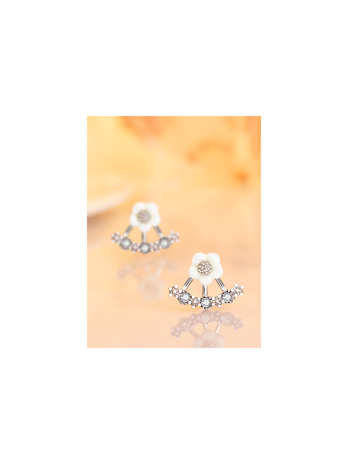 Enamored Anchor CZ Earrings