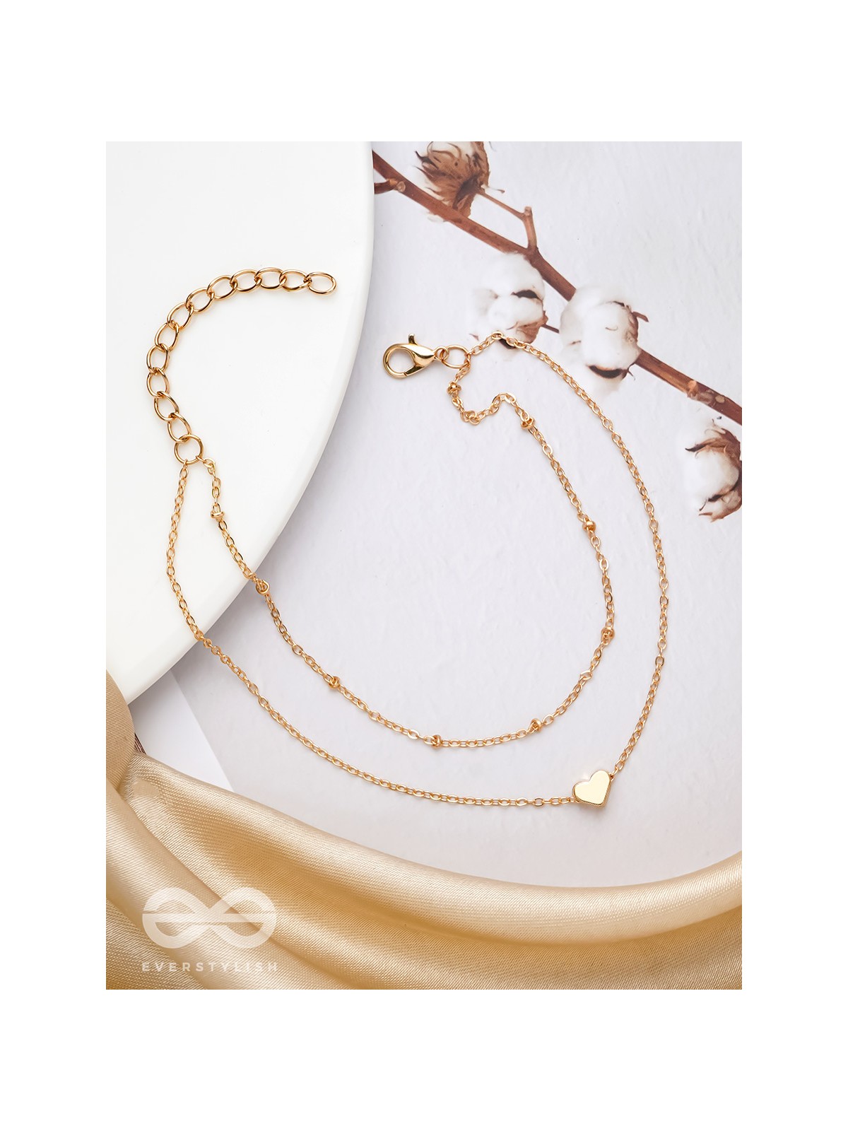 Dainty Heart of Desire Anklet