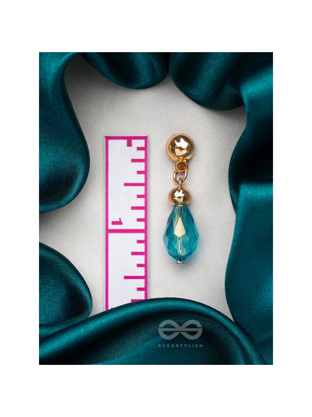 The Beryl Bead- Golden Beads Earrings