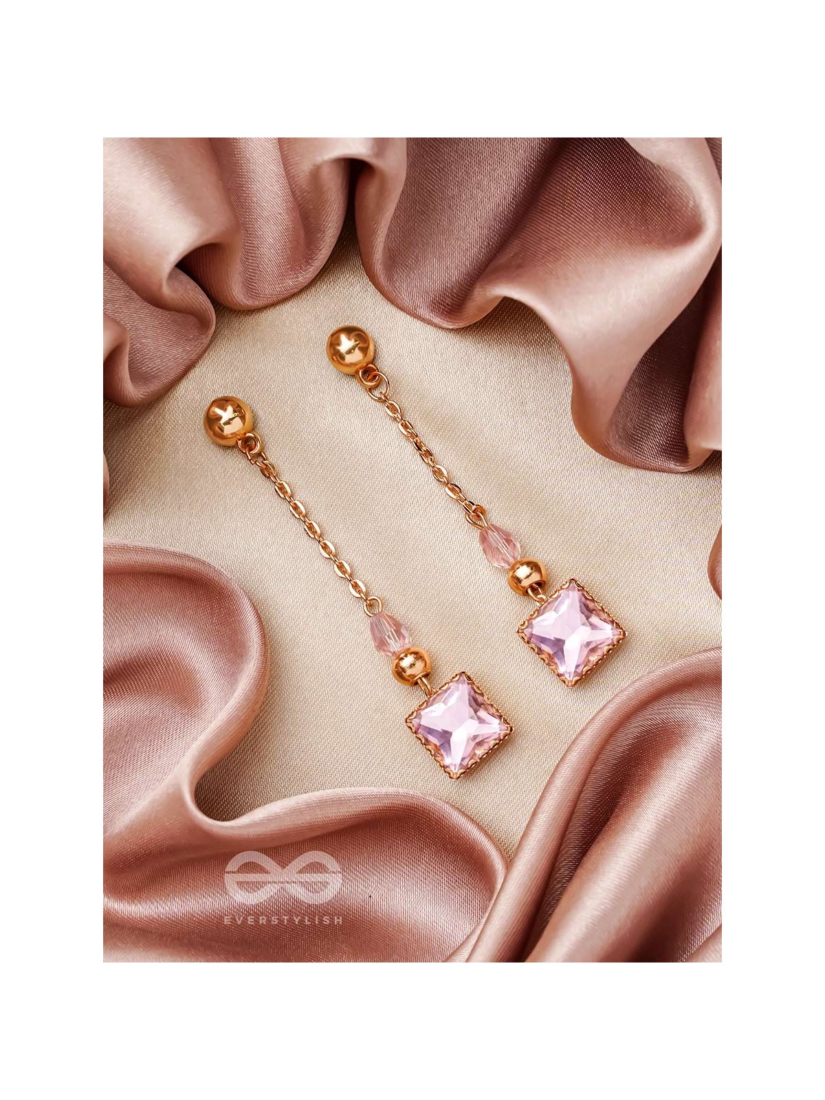 The Panama Queen- Golden Embellished Earrings