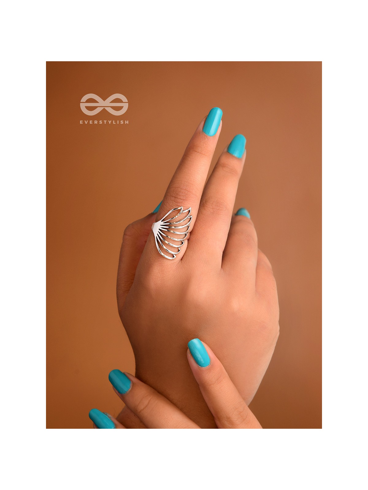 THE WING FEATHER SAGA- STATEMENT SILVER RING