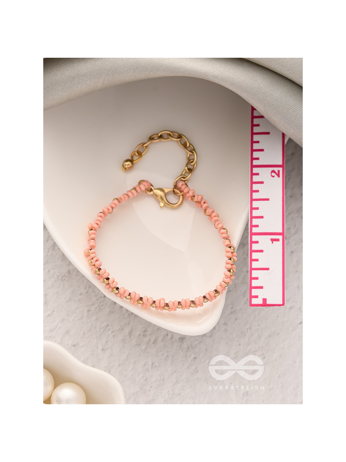 The Dahlia Aisle- Golden Beaded Bracelet