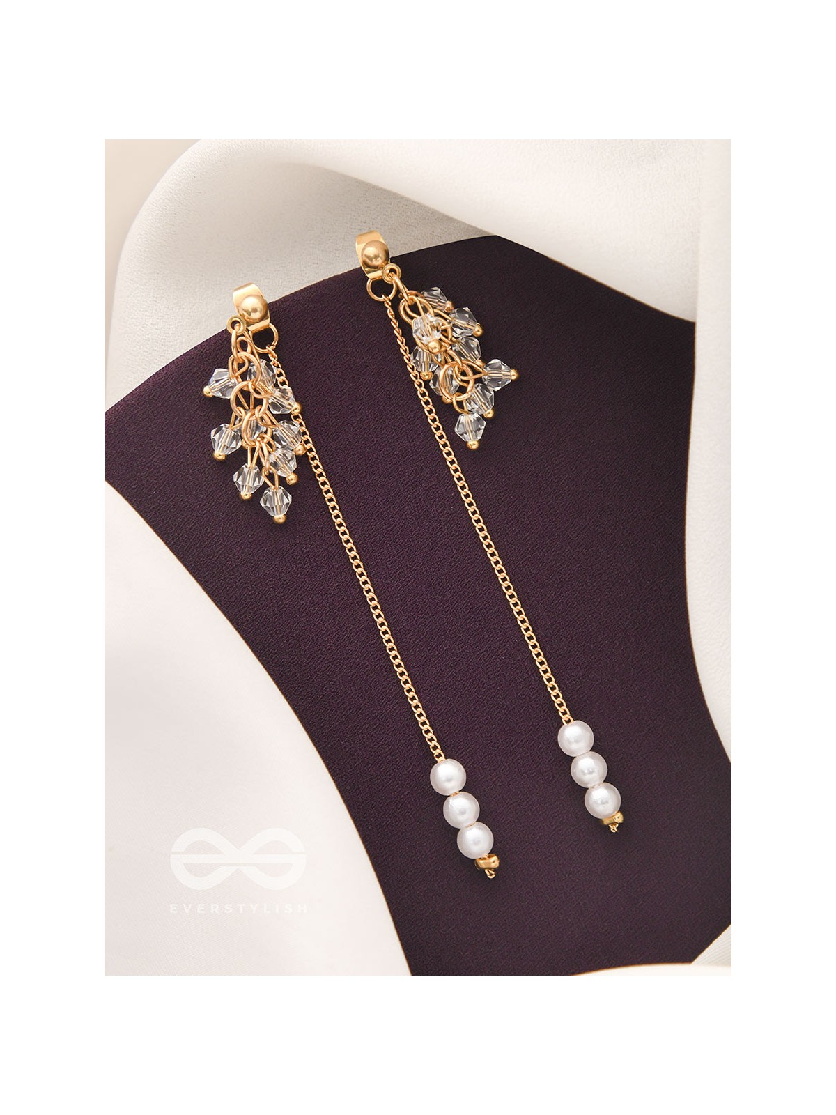 The Double Layered Jaw droppers - Elegant Statement Earrings