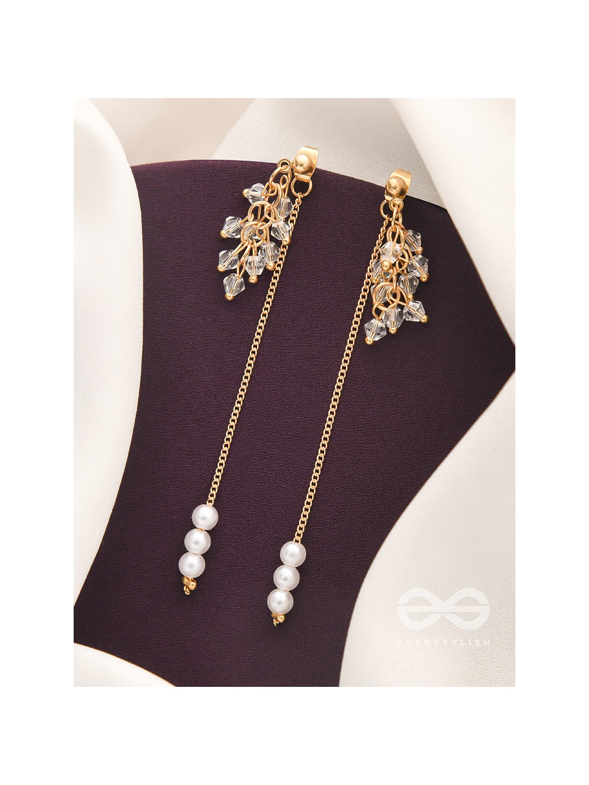 The Double Layered Jaw droppers - Elegant Statement Earrings