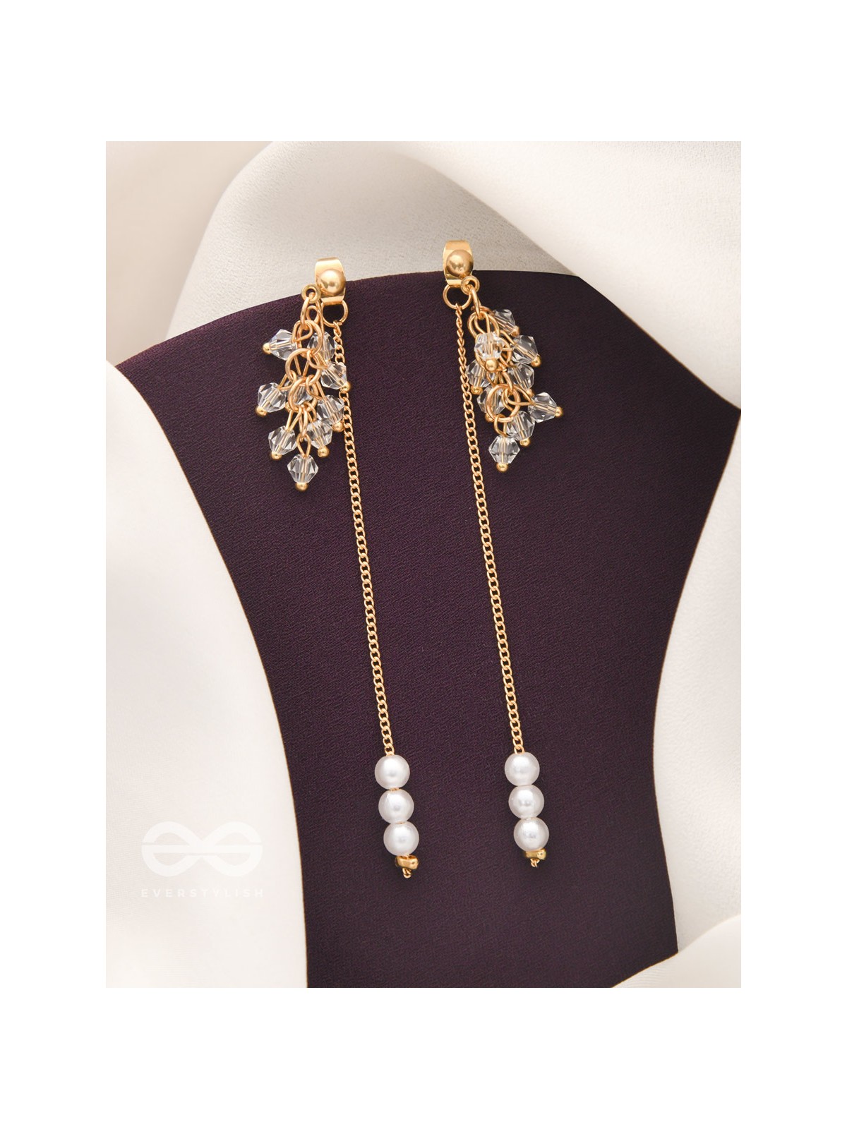 The Double Layered Jaw droppers - Elegant Statement Earrings