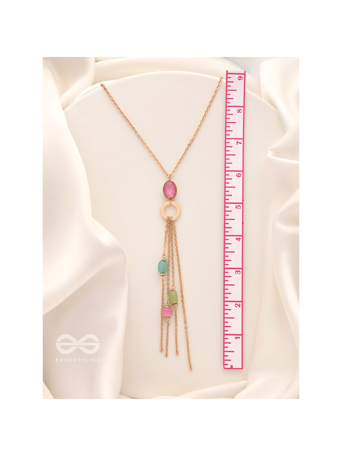 The Golden Hail- Golden Embellished Necklace With Anti-Tarnish Coating 