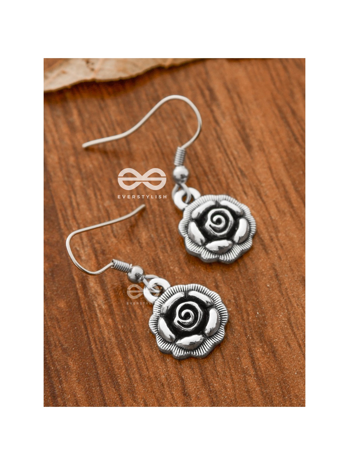 The Little Boho Floral Danglers - Tiny Trinket Earrings