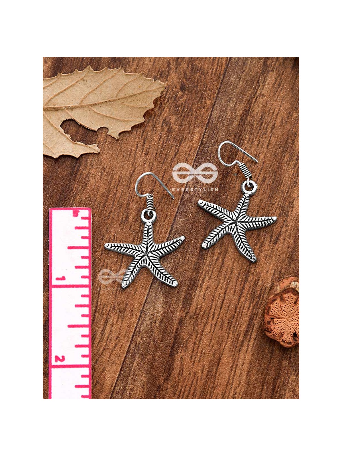 The Elegant Starfish - Tiny Trinket Earrings
