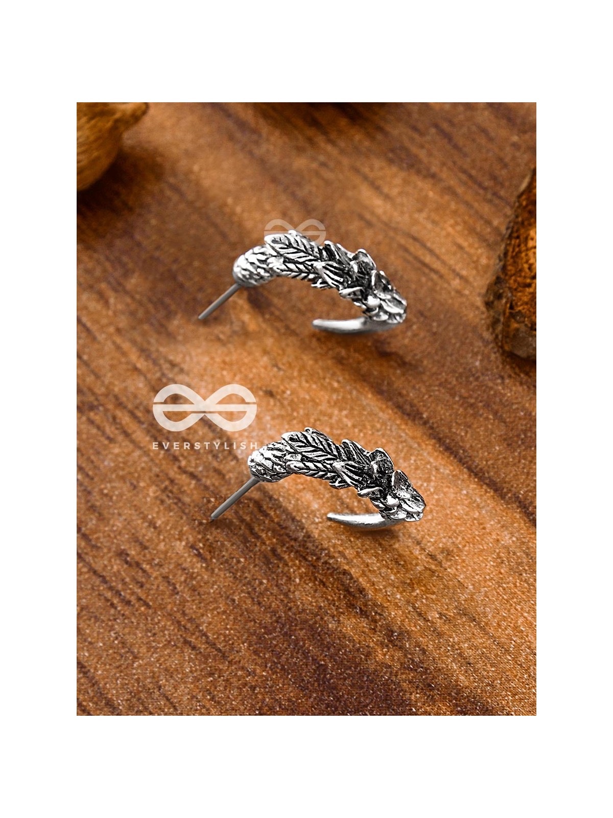 The Little Boho Ringlet Studs - Tiny Trinket Earrings