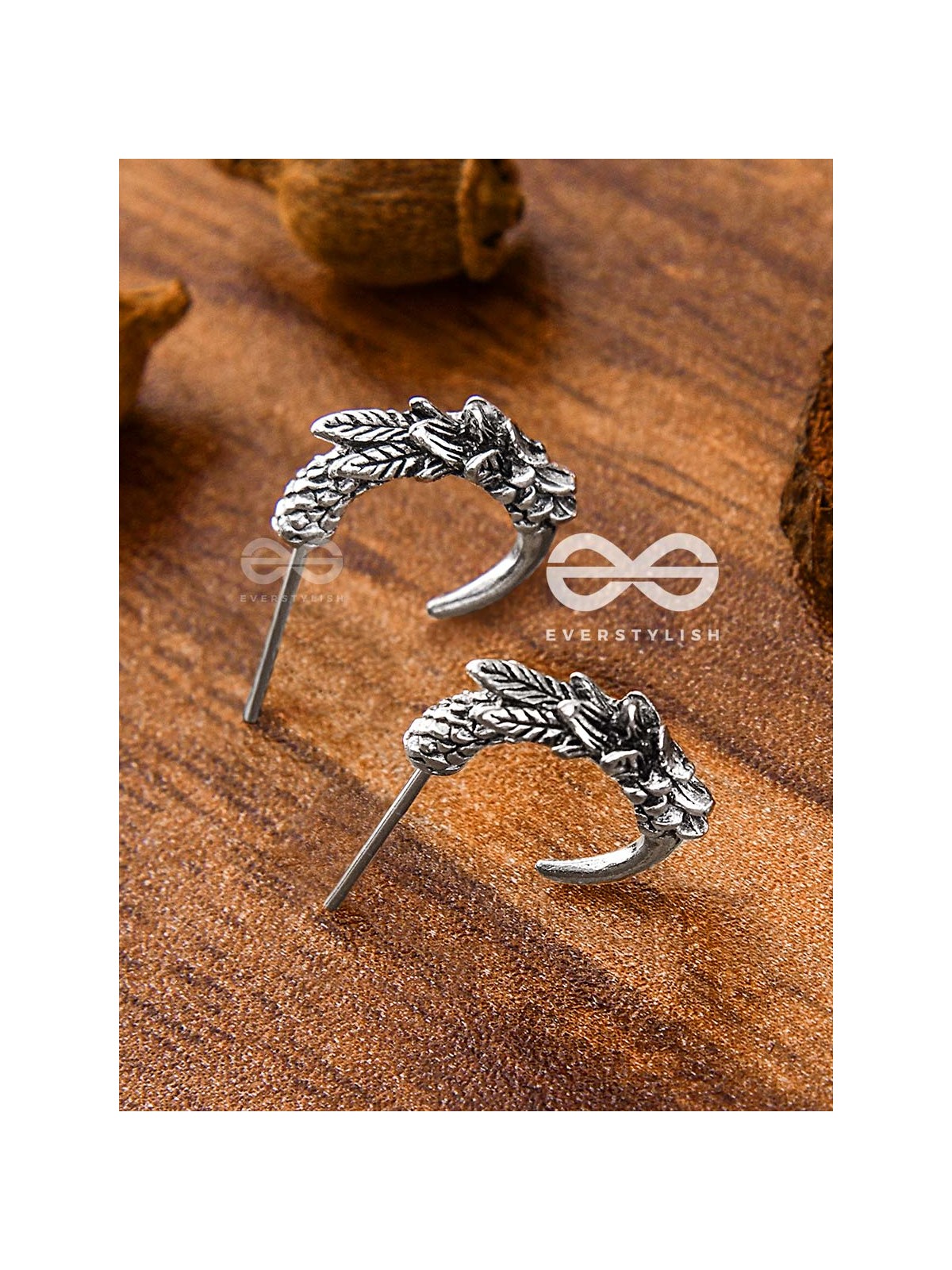 The Little Boho Ringlet Studs - Tiny Trinket Earrings