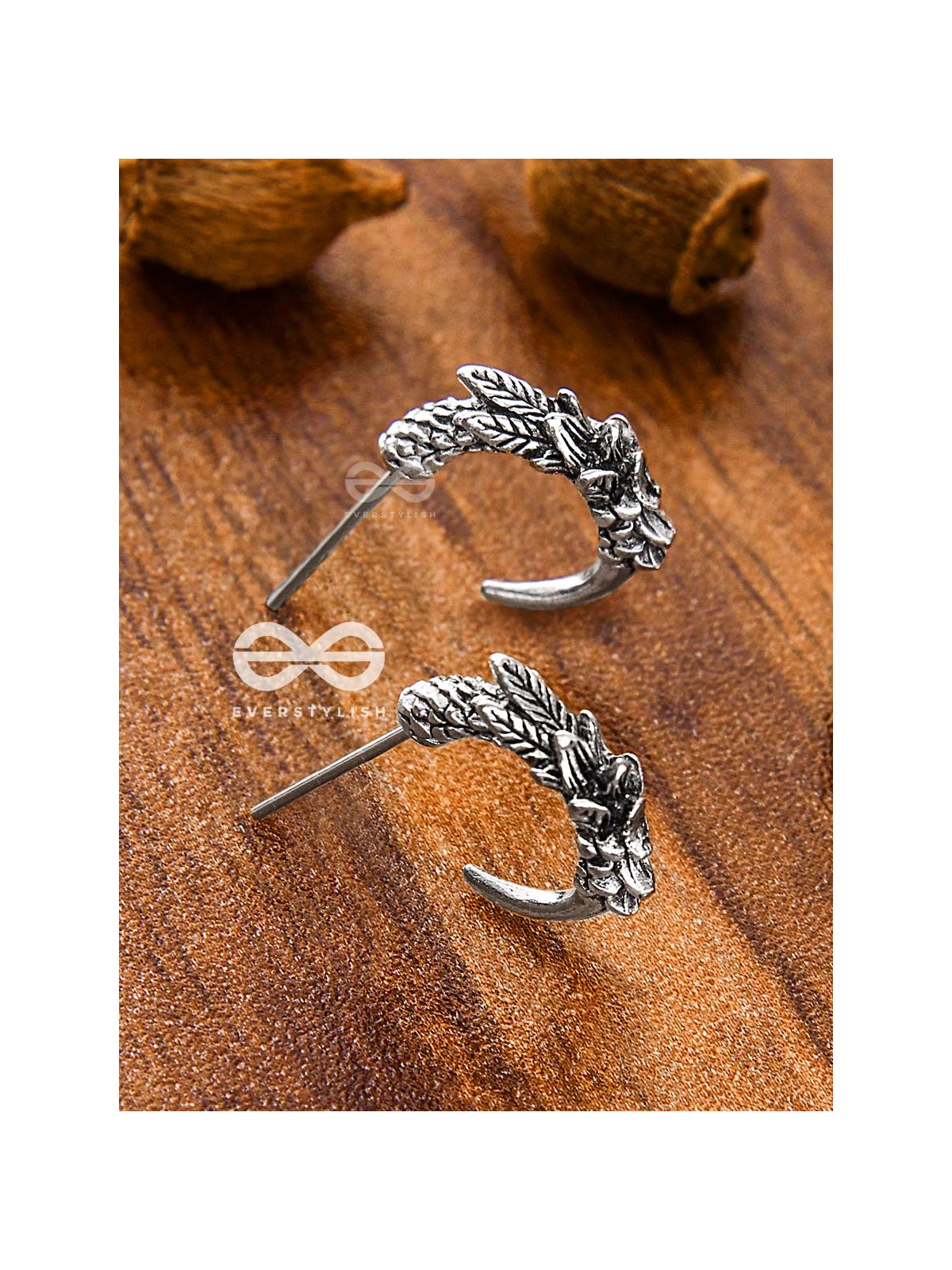 The Little Boho Ringlet Studs - Tiny Trinket Earrings